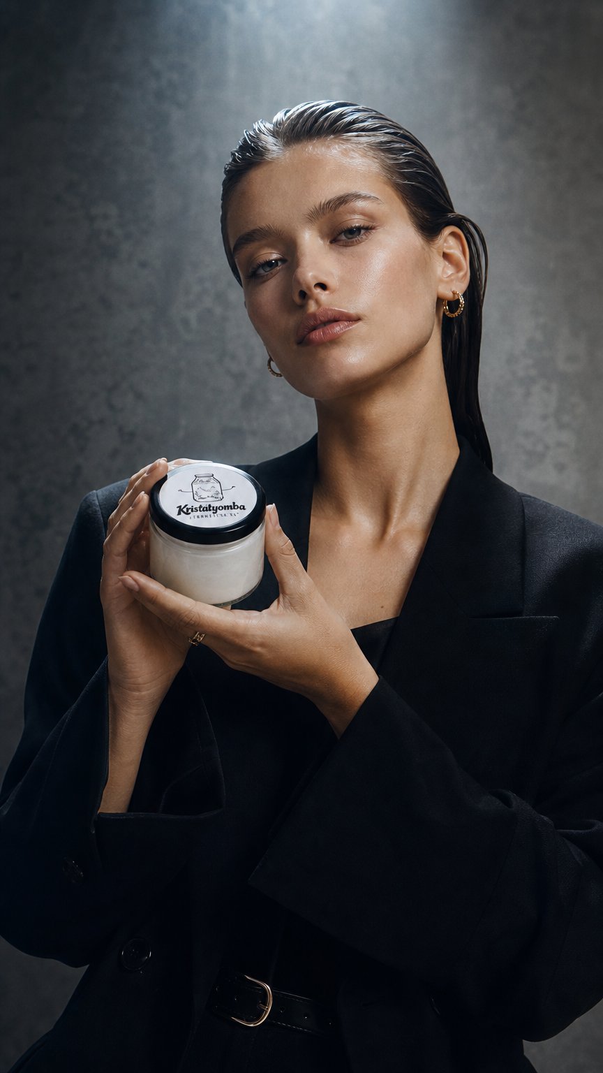 AI product shot of Kefírgomba + Kristálygomba