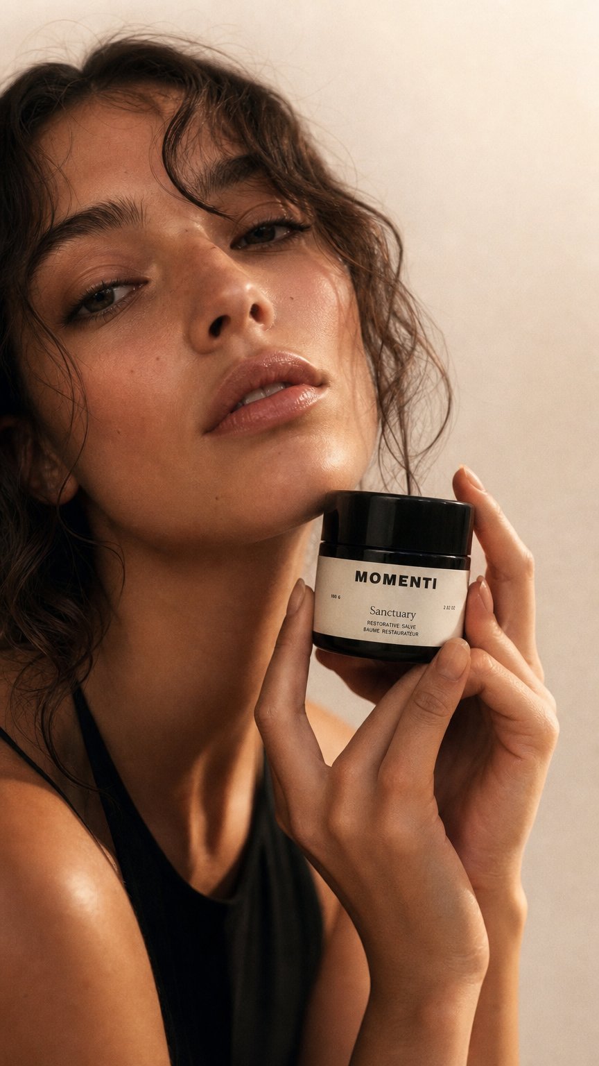 AI product shot of Sanctuary Restorative Salve