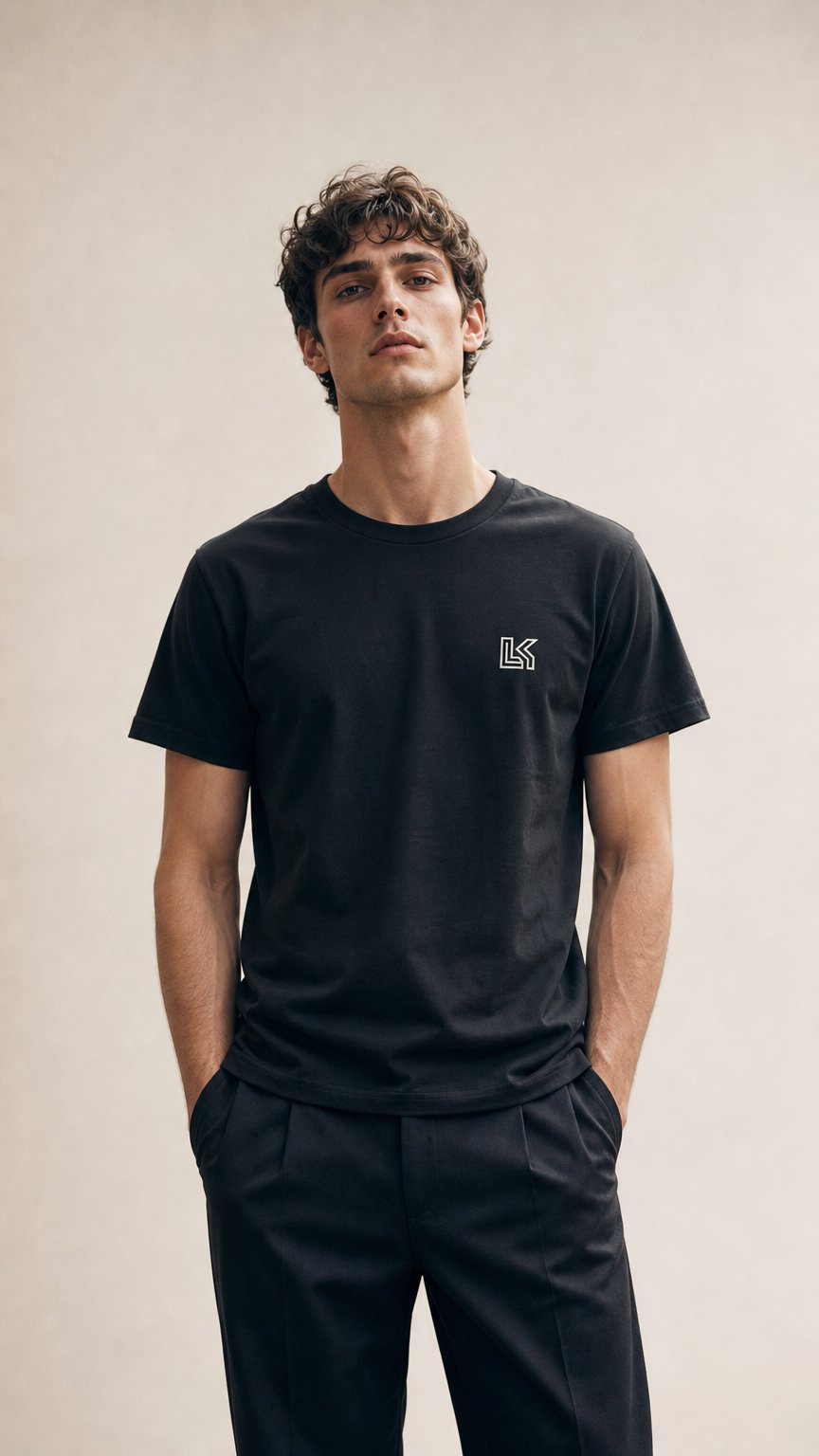 AI product shot of Lukko T-shirt: Logo (B)