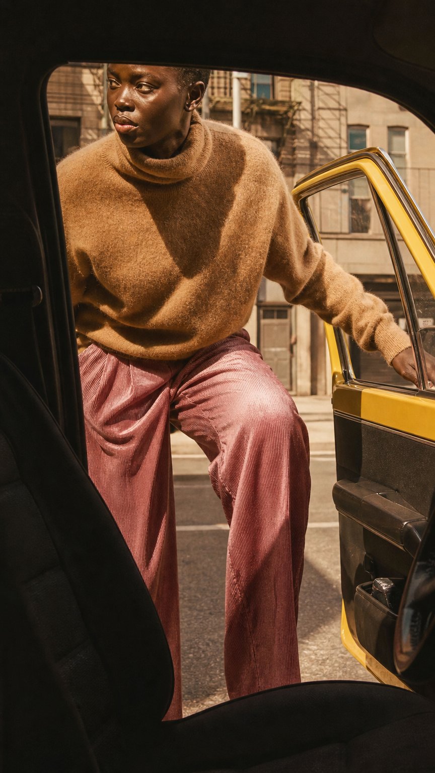AI product shot of Mes Demesoilles Singa Trousers - Purple
