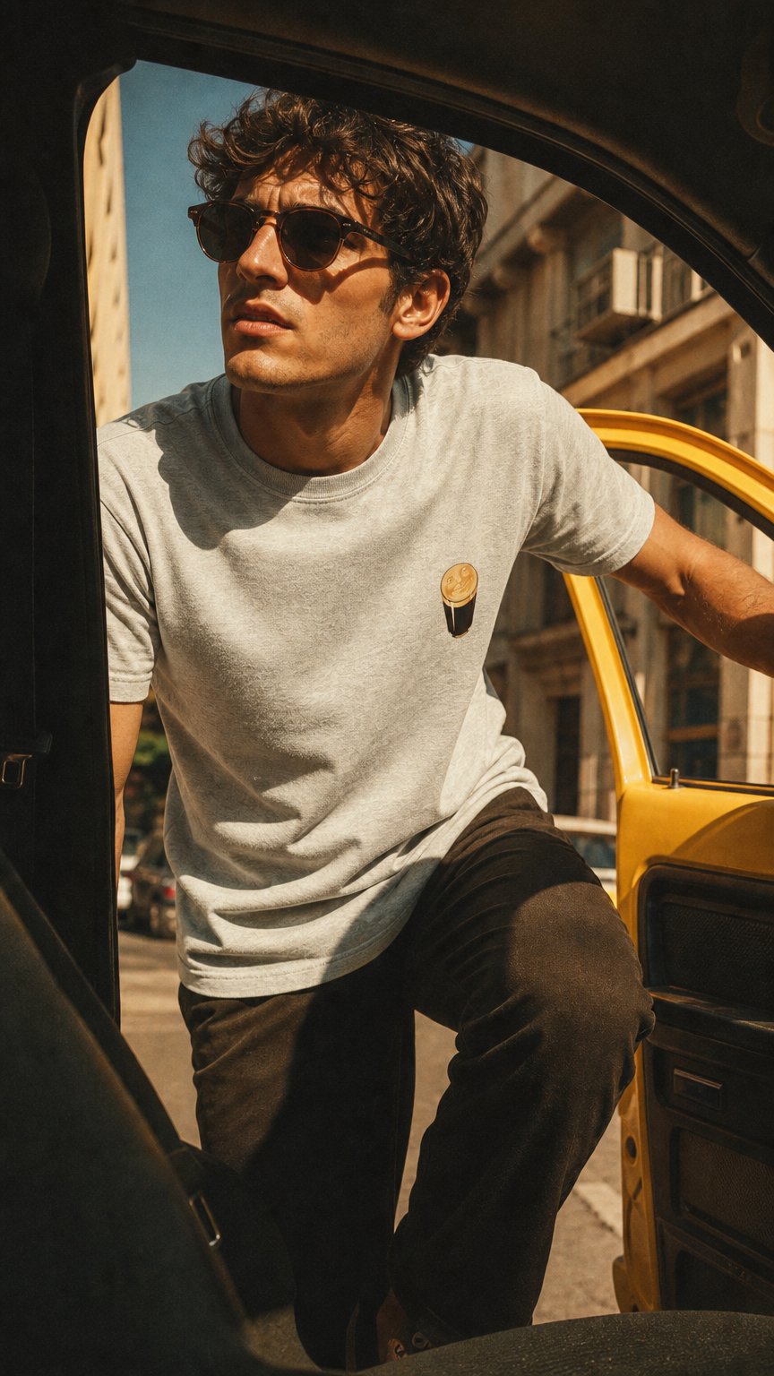 AI product shot of Guinness Retro Inspired Tee