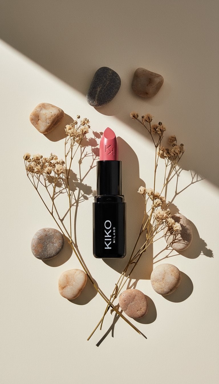 AI product shot of KIKO Milano Smart Fusion Lipstick - 407 Rosewood (3 g)