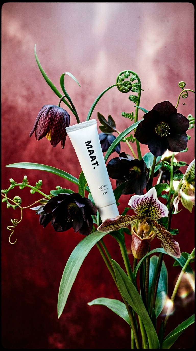 AI product shot of Vanilla Lip Balm 15ml