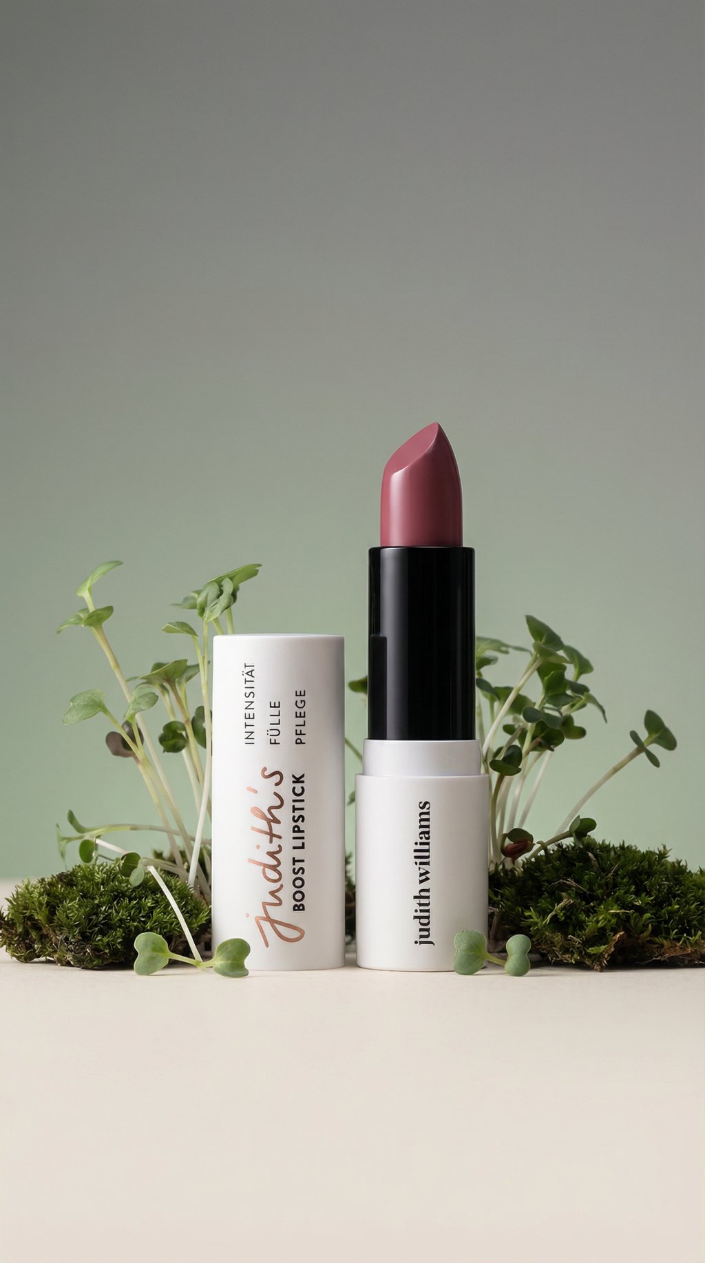 AI product shot of Boost Lipstick
