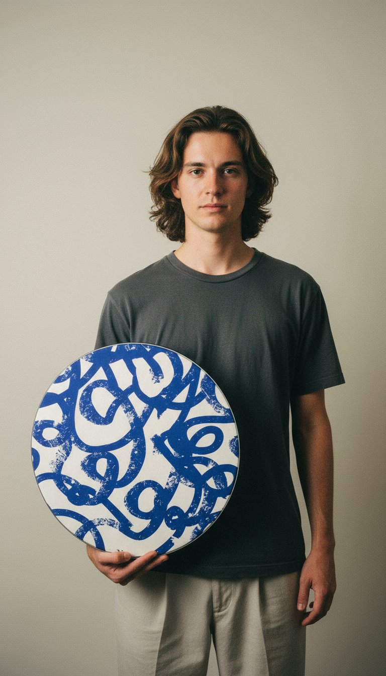 AI product shot of BeoPlay / BeoSound A9 - Blue Reverie