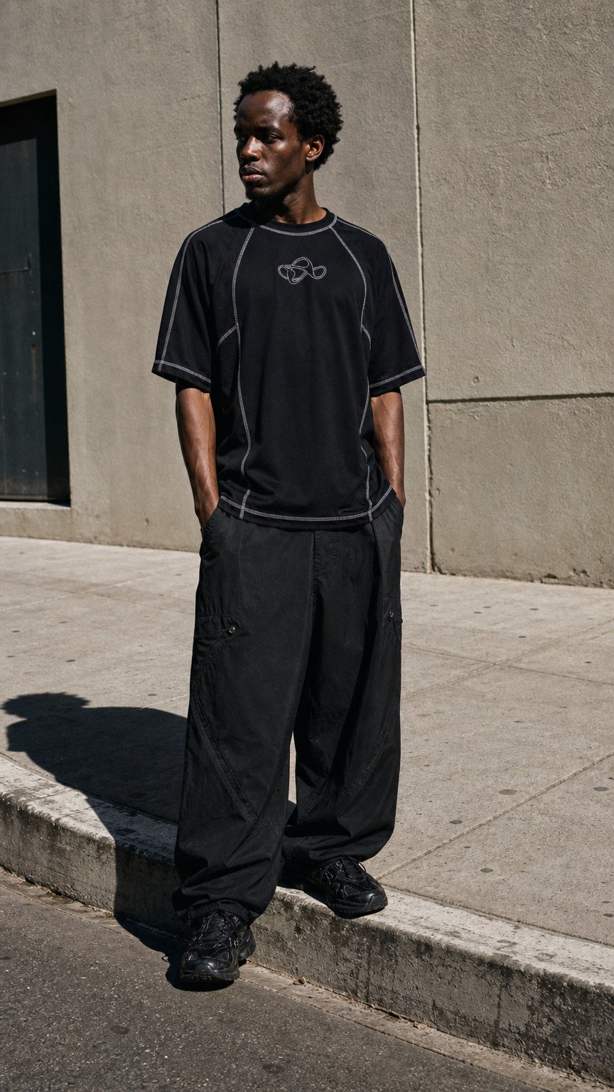 AI product shot of Seamline Mono Tee