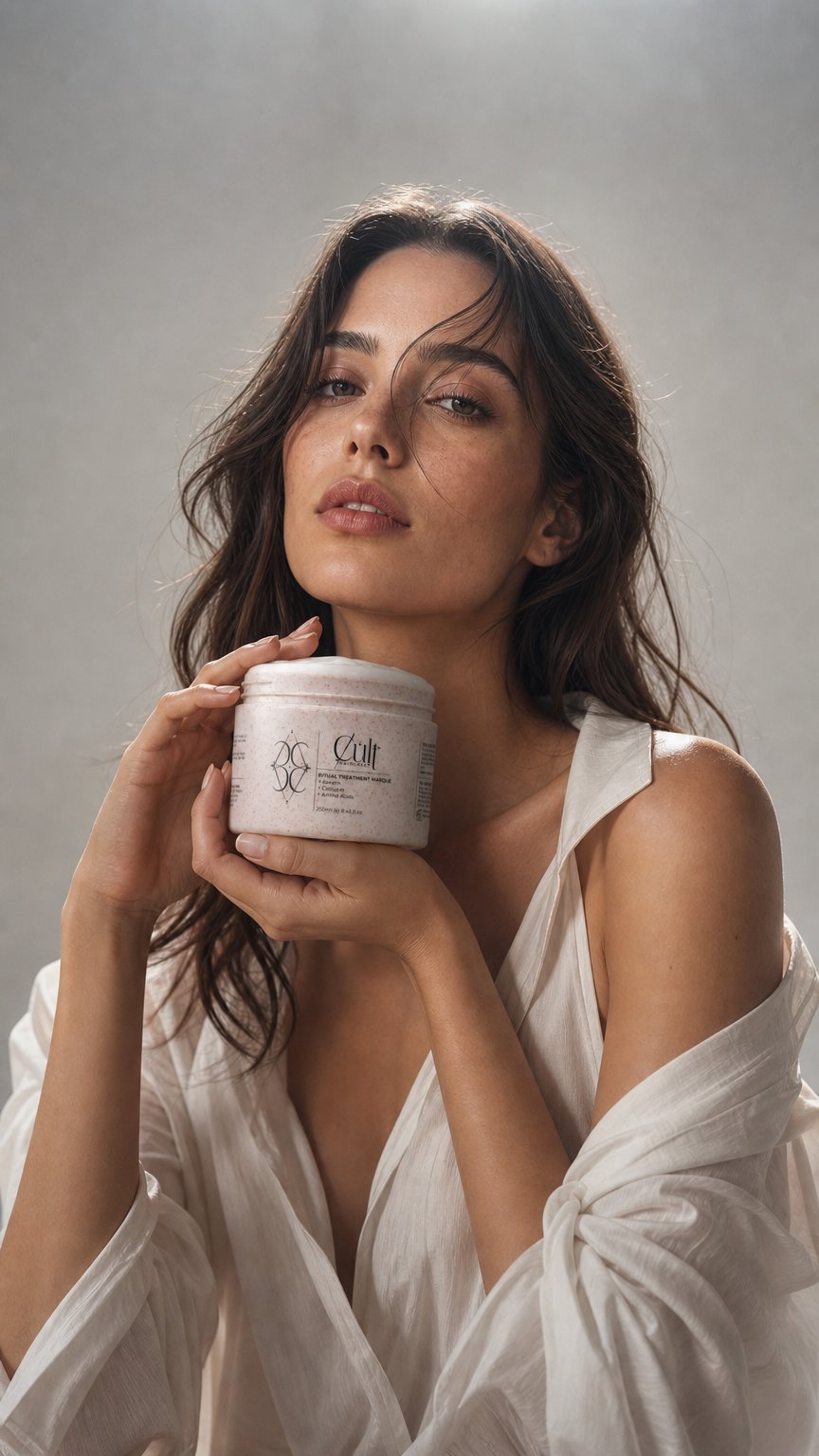 AI product shot of CULT Haircare Ritual Treatment Masque 250ml (e) 8.45 fl. Oz.