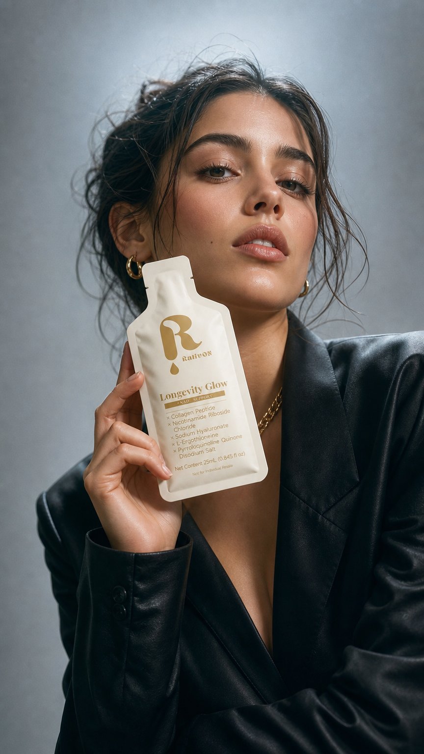 AI product shot of Longevity Glow