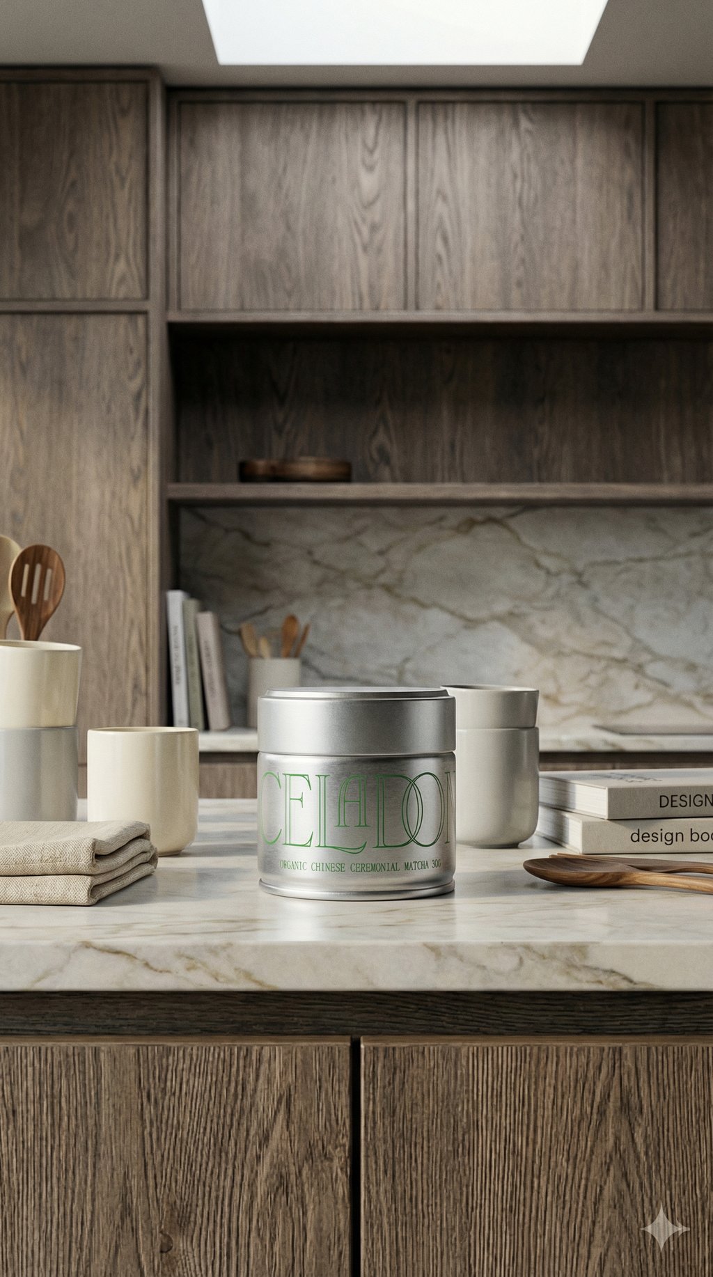 AI product shot of Celadon Matcha 30g