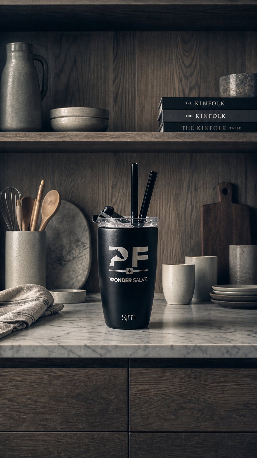 AI product shot of Travel Mug 12 oz