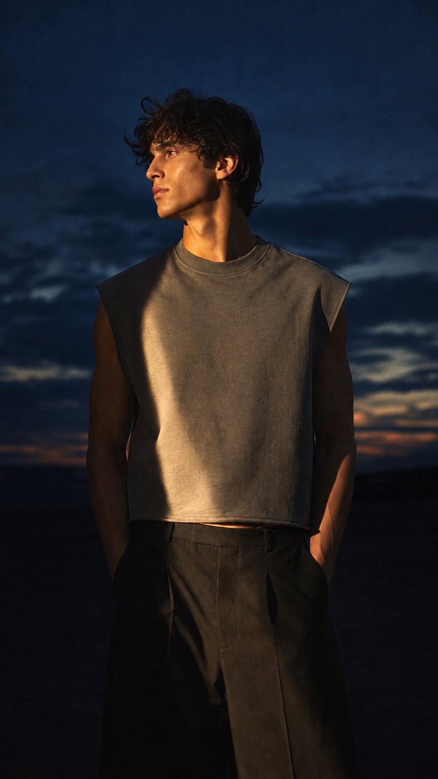 AI product shot of House of Ventura's Boxy Tank