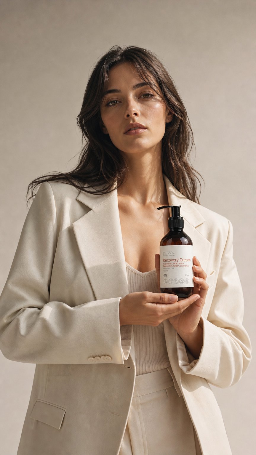 AI product shot of DEVOU Magnesium Deodorant