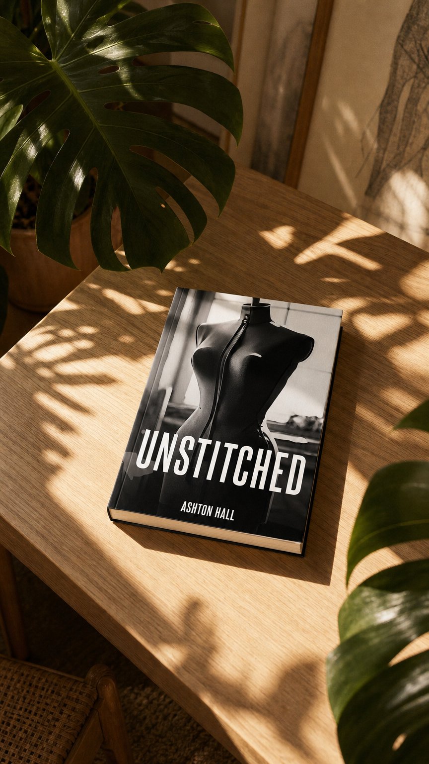AI product shot of Unstitched by Ashton Hall