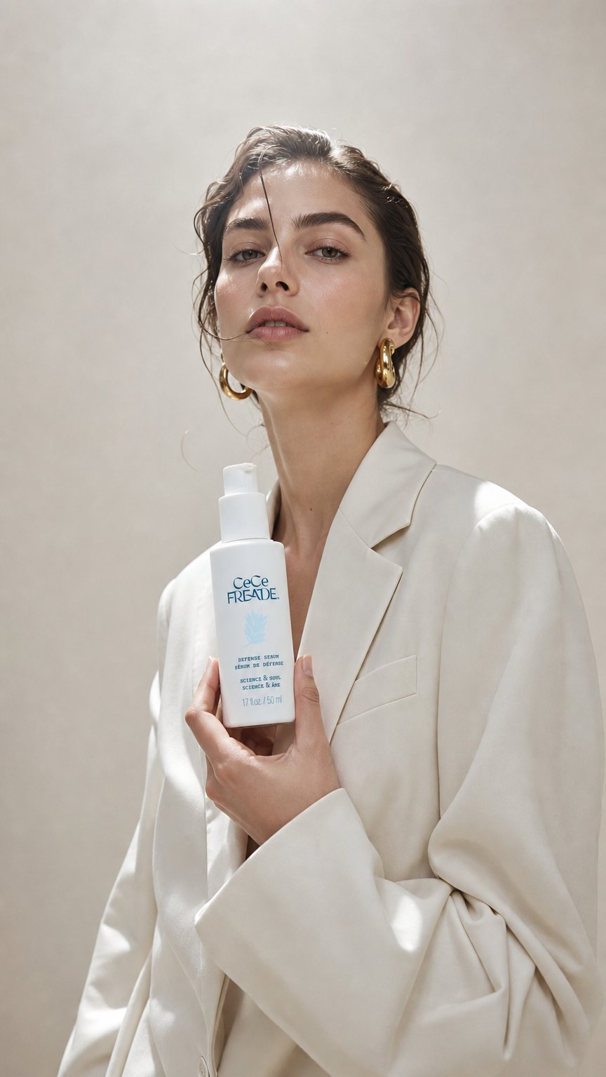 AI product shot of Defense Serum