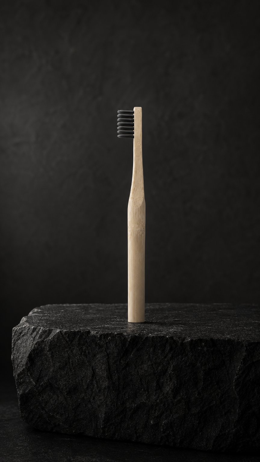 AI product shot of Børne Tandbørste / Bambus