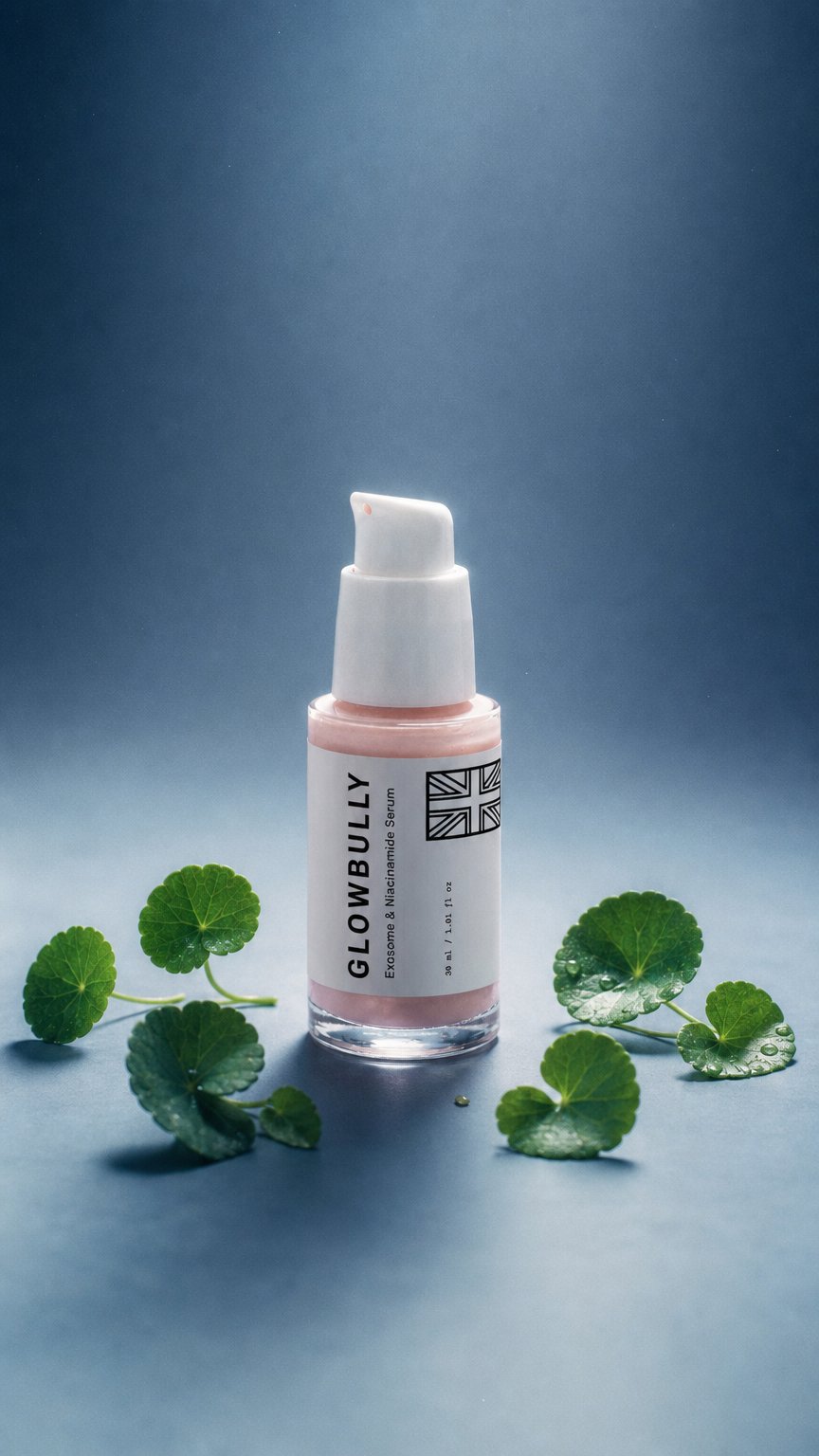 AI product shot of Exosome & Niacinamide Serum — The Youth Serum