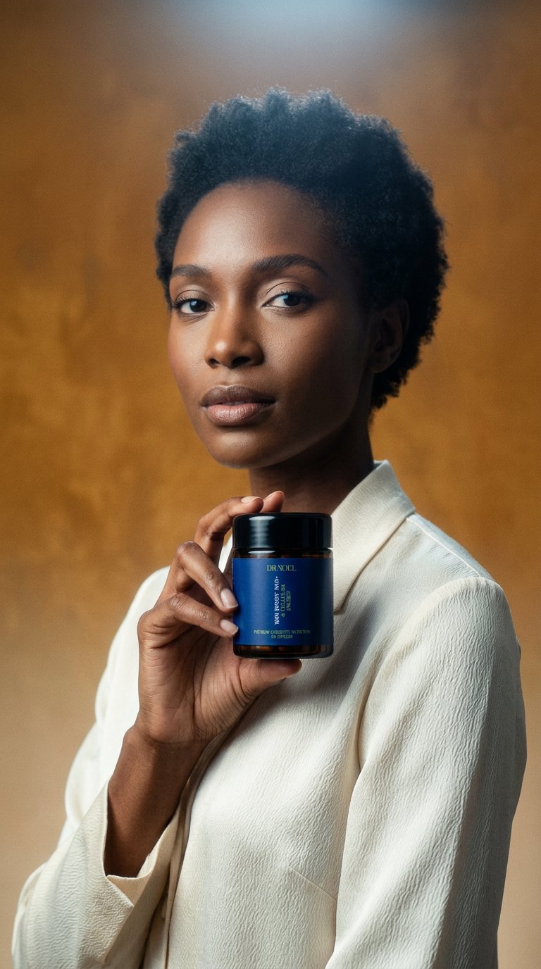 AI product shot of Dr. Noel - NMN Supplement – Advanced NAD+ Support for Longevity