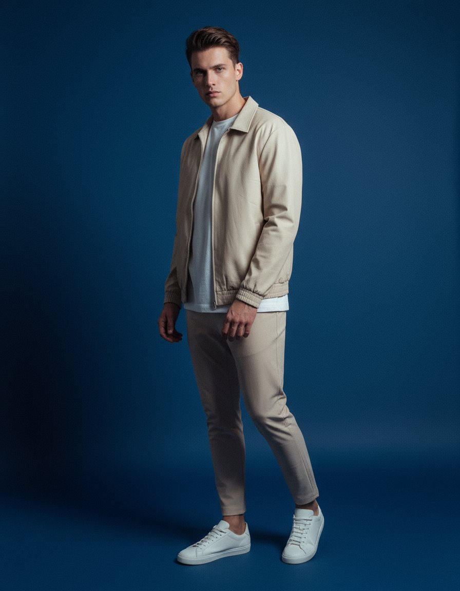 AI product shot of AURA • FULL SET • BEIGE