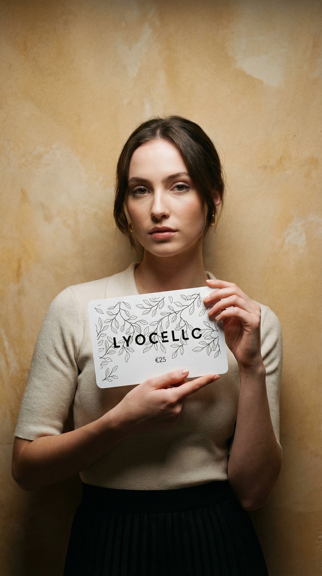 AI product shot of Lyocello Gift Card