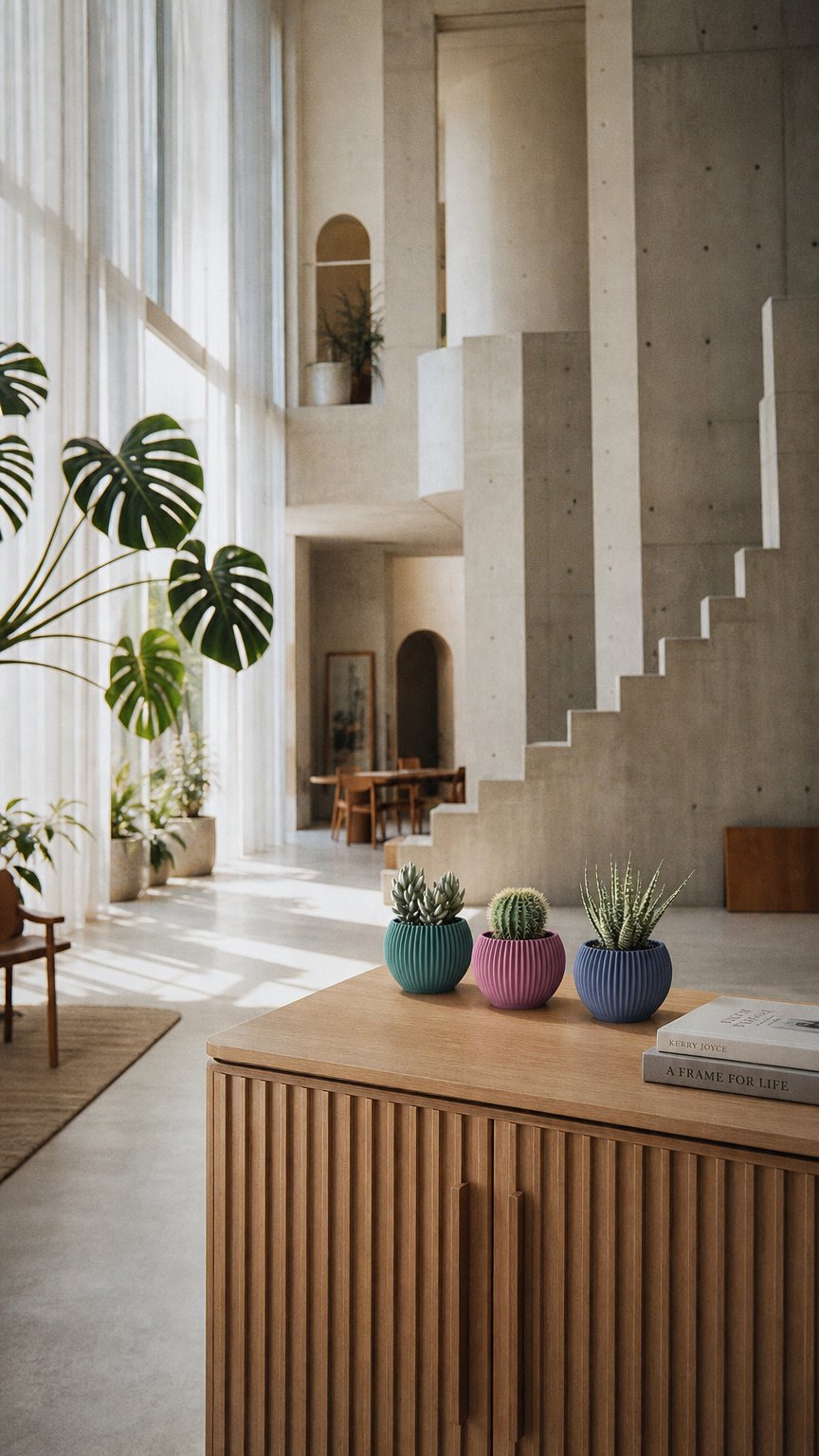 AI product shot of Mini Planter Set | Swell Pod S
