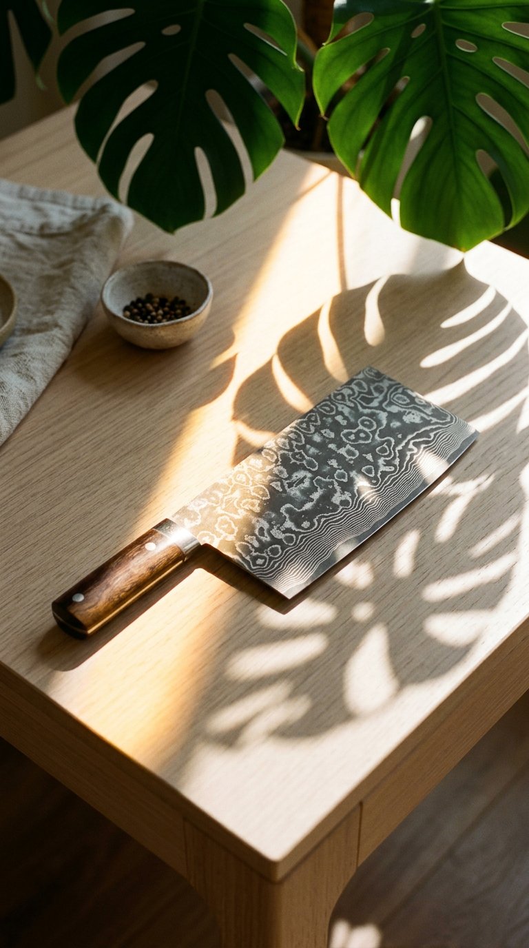 AI product shot of Takeshi Saji | Chuka | Cleaver 220mm