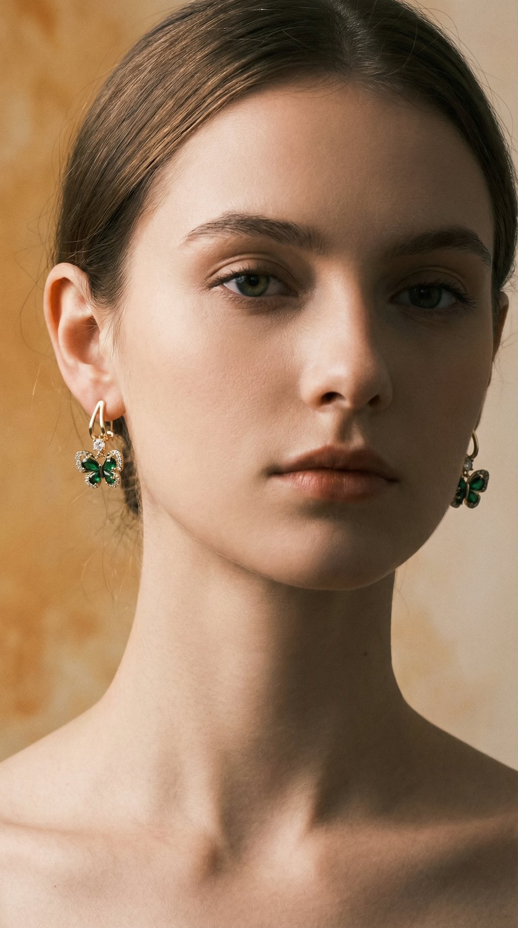 AI product shot of Crystal & Zircon Drop Earrings (50+ Styles)
