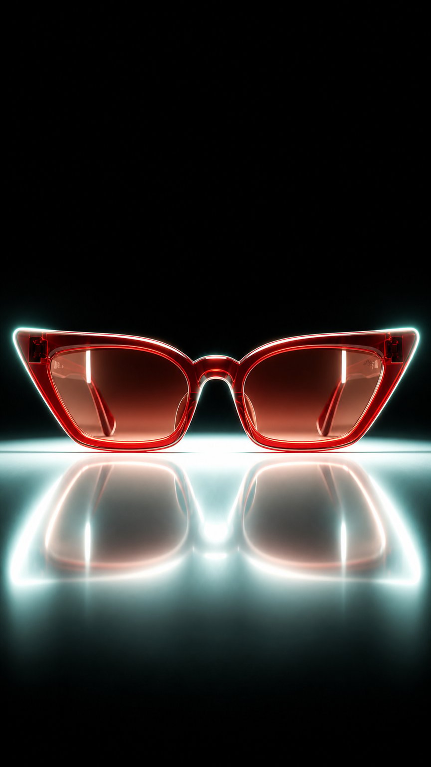 AI product shot of Crimson Cat-Eye