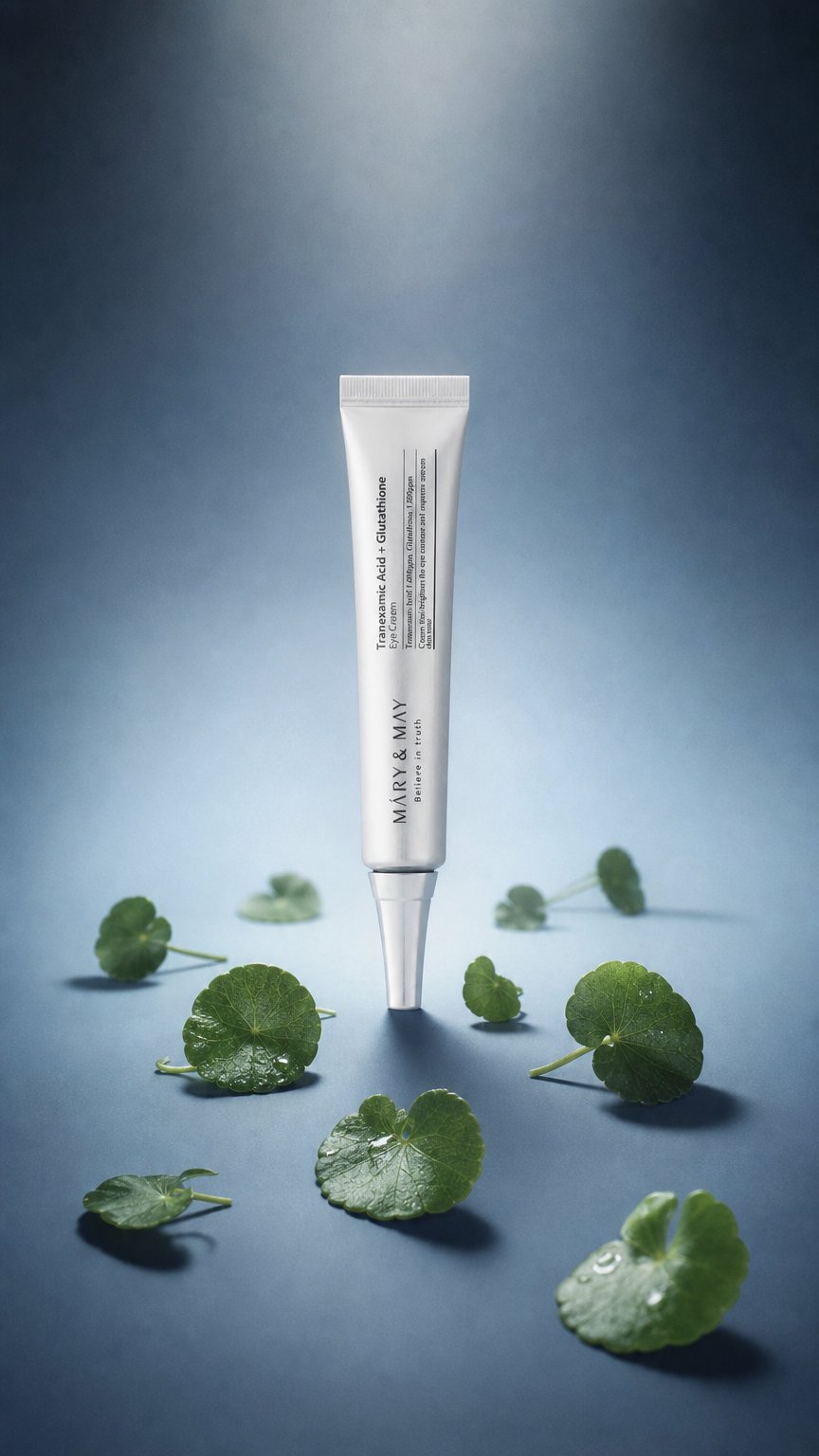 AI product shot of Mary & May Tranexamic Acid+Glutathione Eye Cream