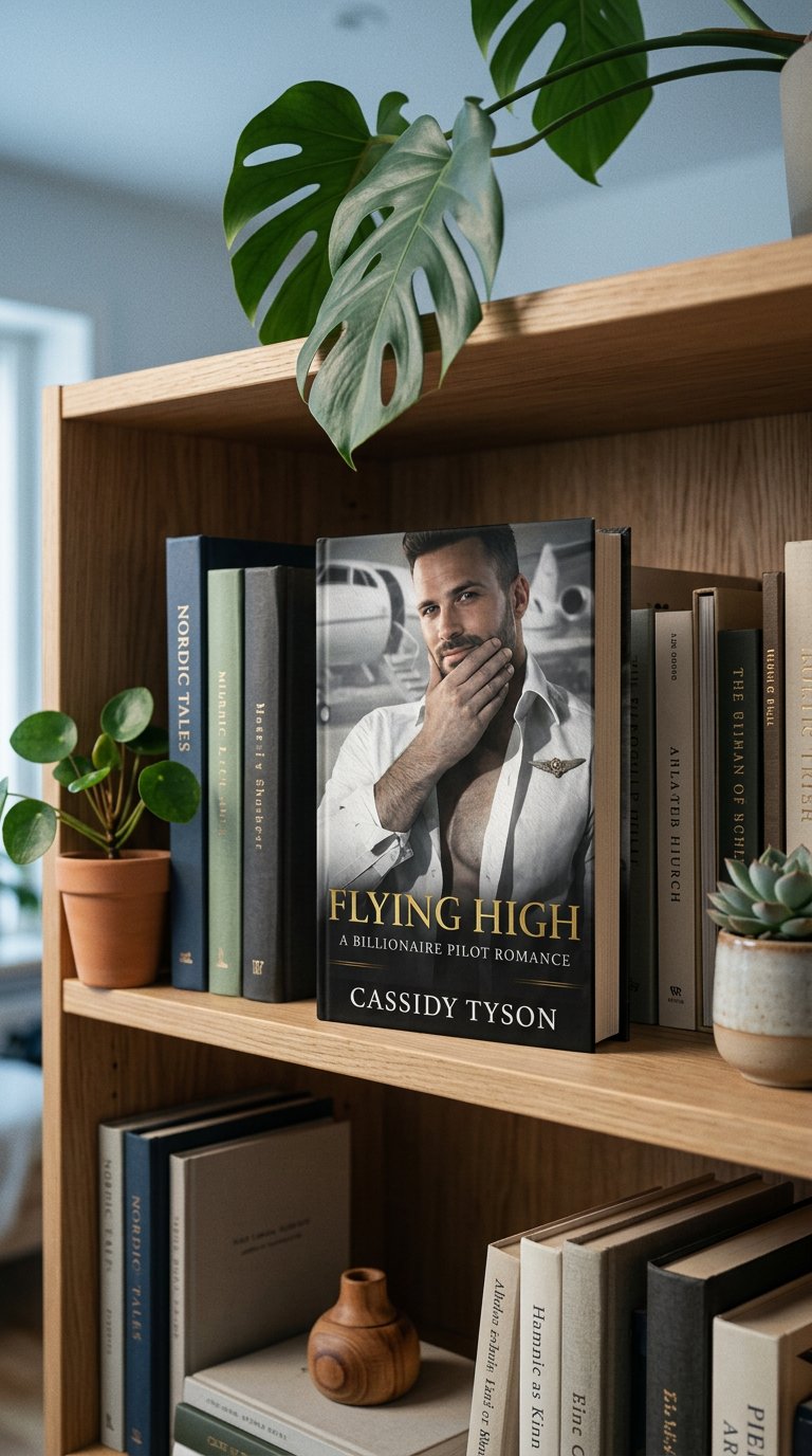 AI product shot of Flying High: A Billionaire Pilot Romance