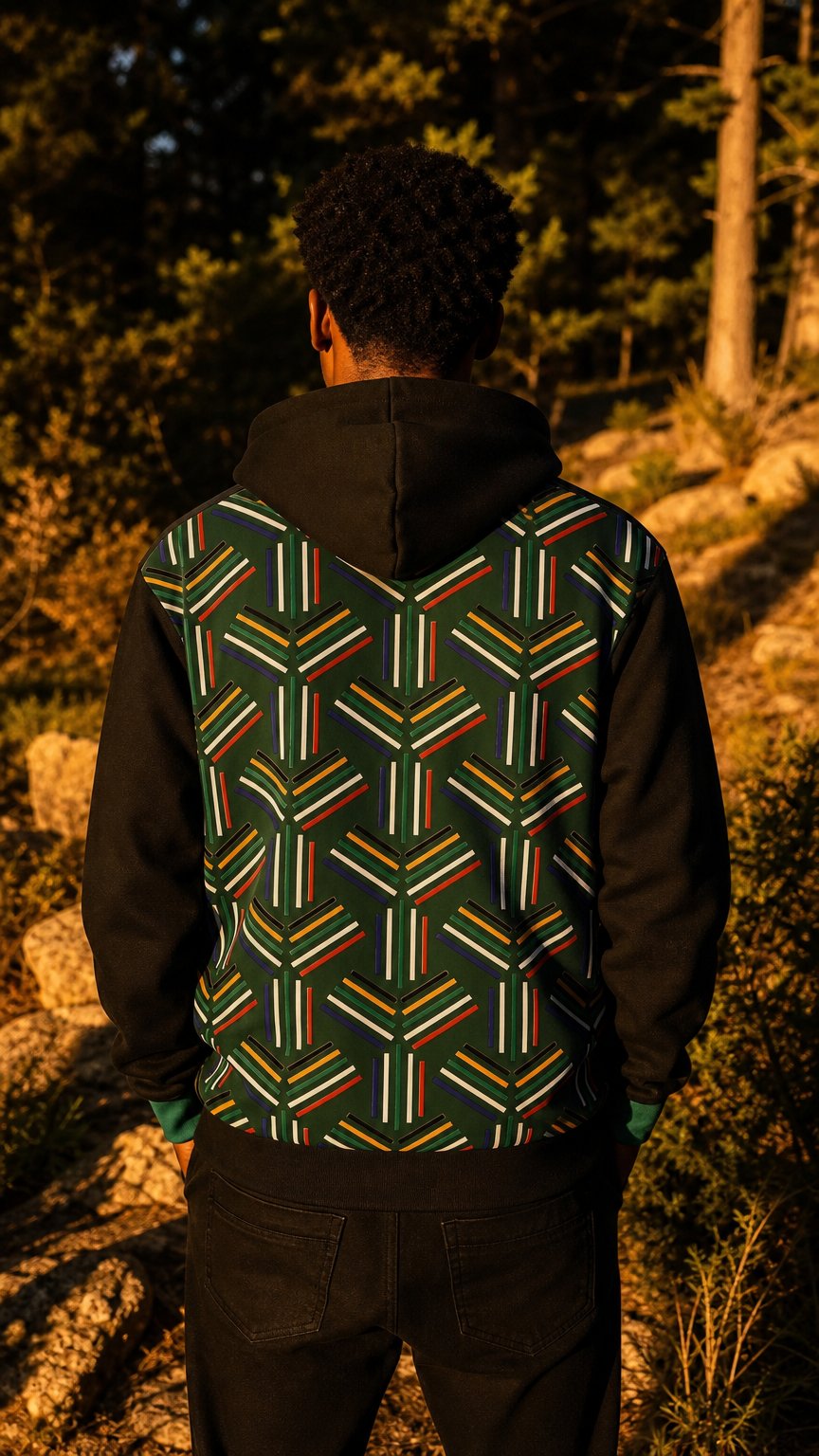 AI product shot of Color Lines Unisex Super Heavyweight Hooded Sweatshirt