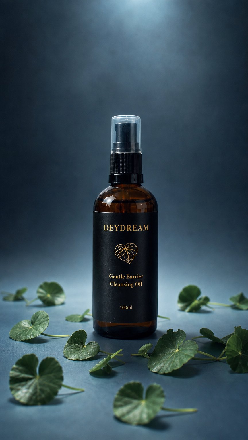 AI product shot of Gentle Barrier Cleansing oil