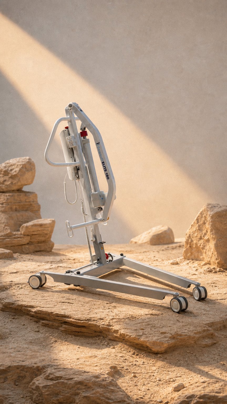 AI product shot of Drive DeVilbiss Samsoft Elite 180 Electric Patient Hoist – 180kg