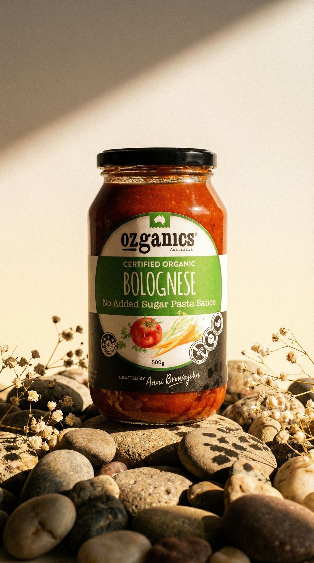 AI product shot of Bolognese Pasta Sauce