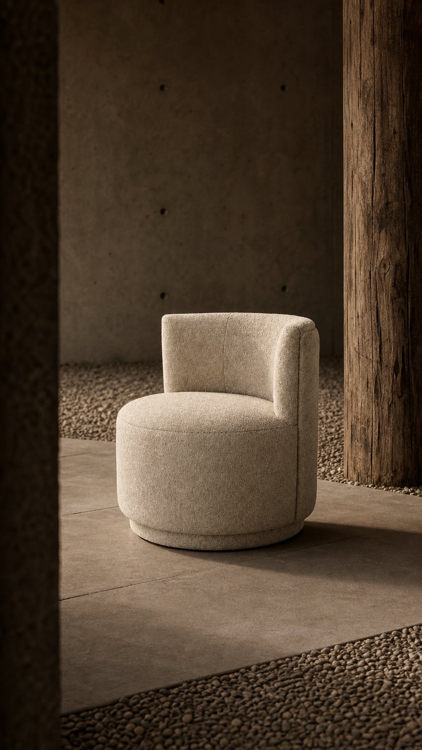 AI product shot of Olivia Occasional Chair - Oatmeal