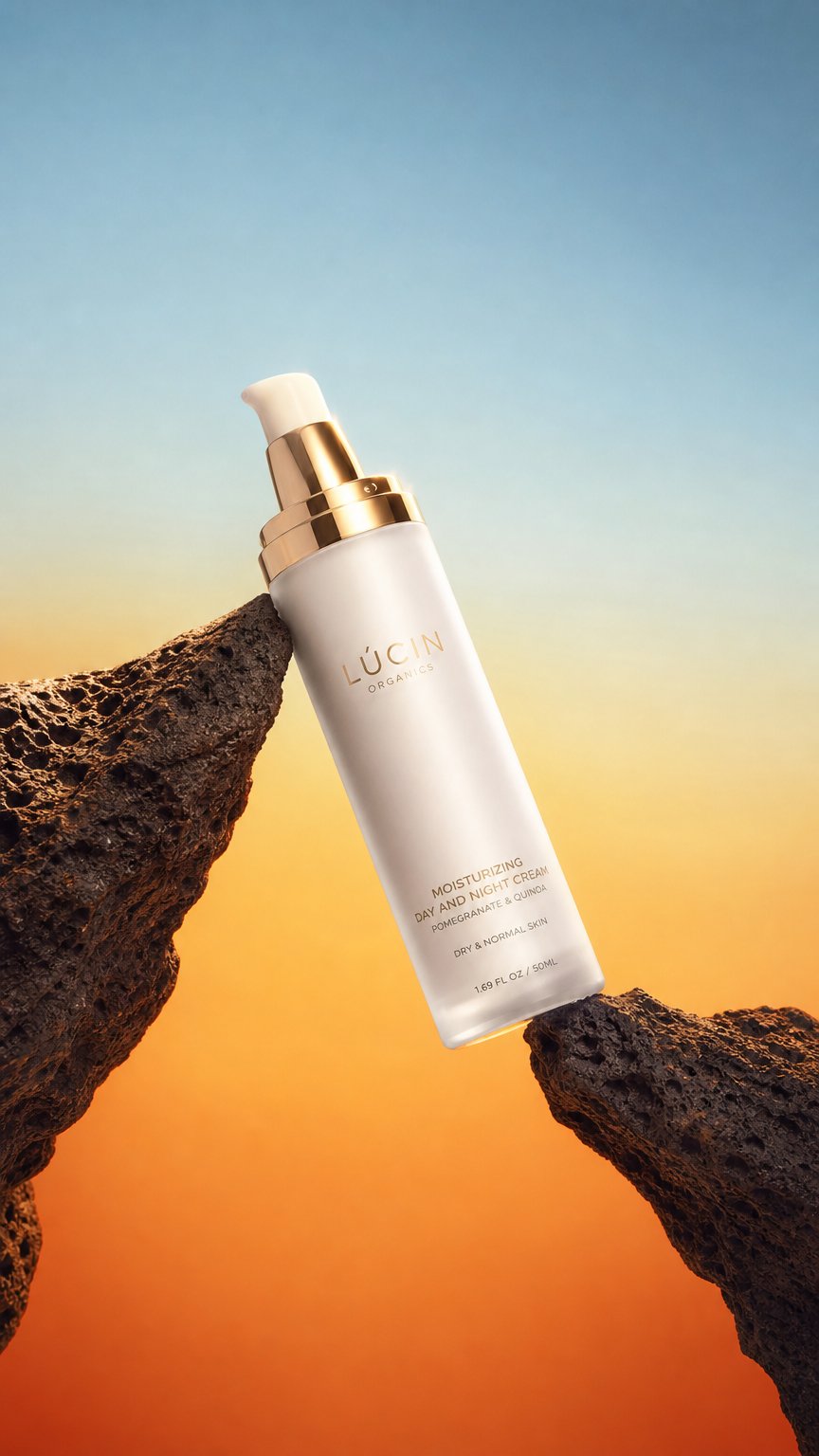 AI product shot of MOISTURIZING DAY AND NIGHT CREAM | DRY AND NORMAL SKIN
