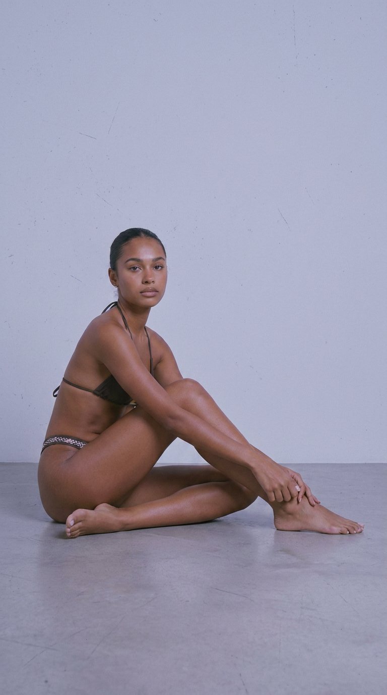 AI product shot of Classic Low Coverage Bikini Bottoms in Bocini — Reversible