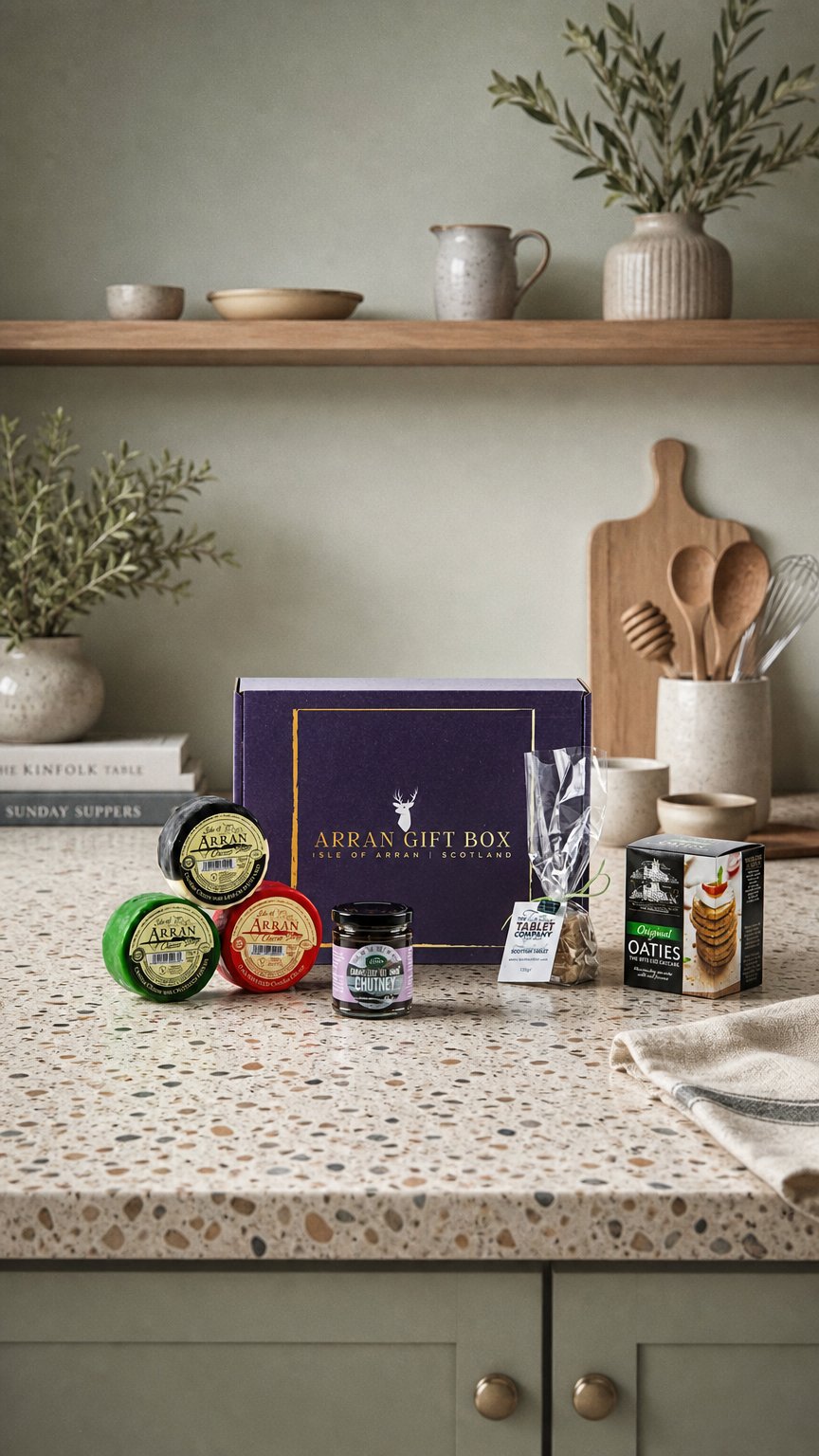 AI product shot of Original Scottish Christmas Hamper