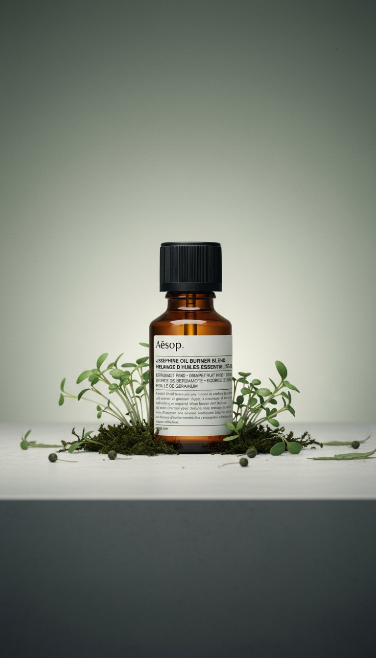 AI product shot of Josephine Oil Burner Blend