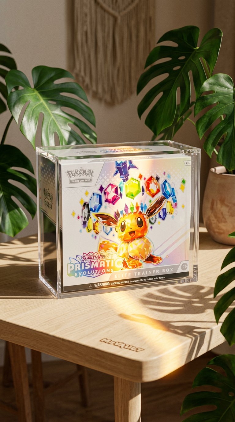 AI product shot of ETB Acrylic Case