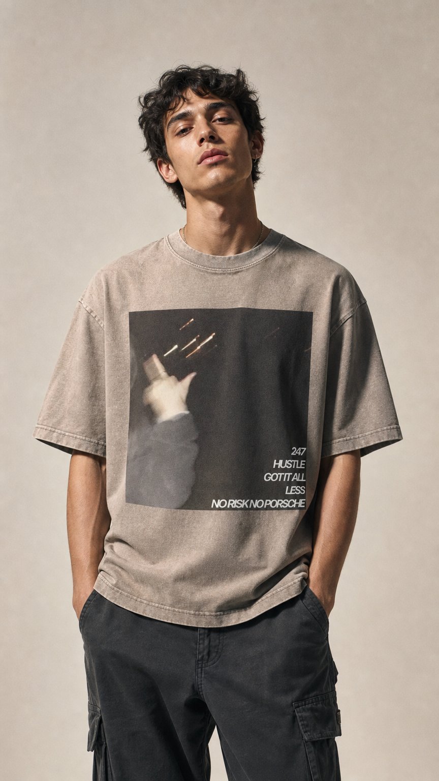 AI product shot of 247 OVERSIZED TEE