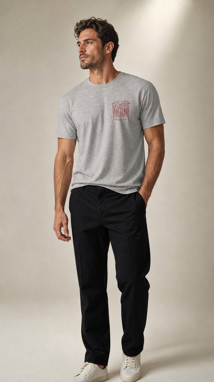 AI product shot of Negroni tee