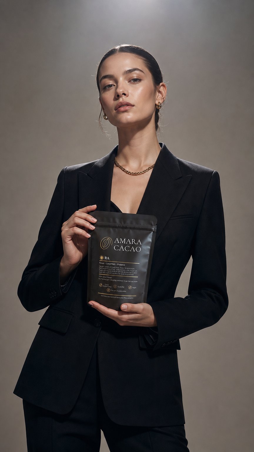 AI product shot of RA – Feuer · Präsenz · Klarheit