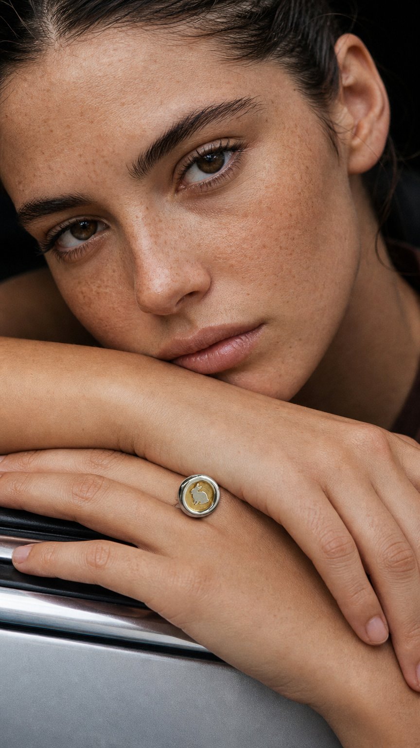 AI product shot of Rabbit Ring