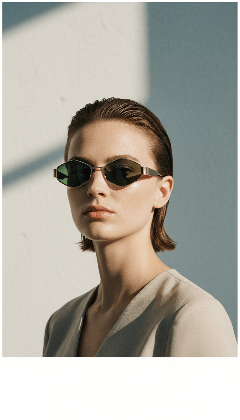 AI product shot of Harper Gold - Solaire