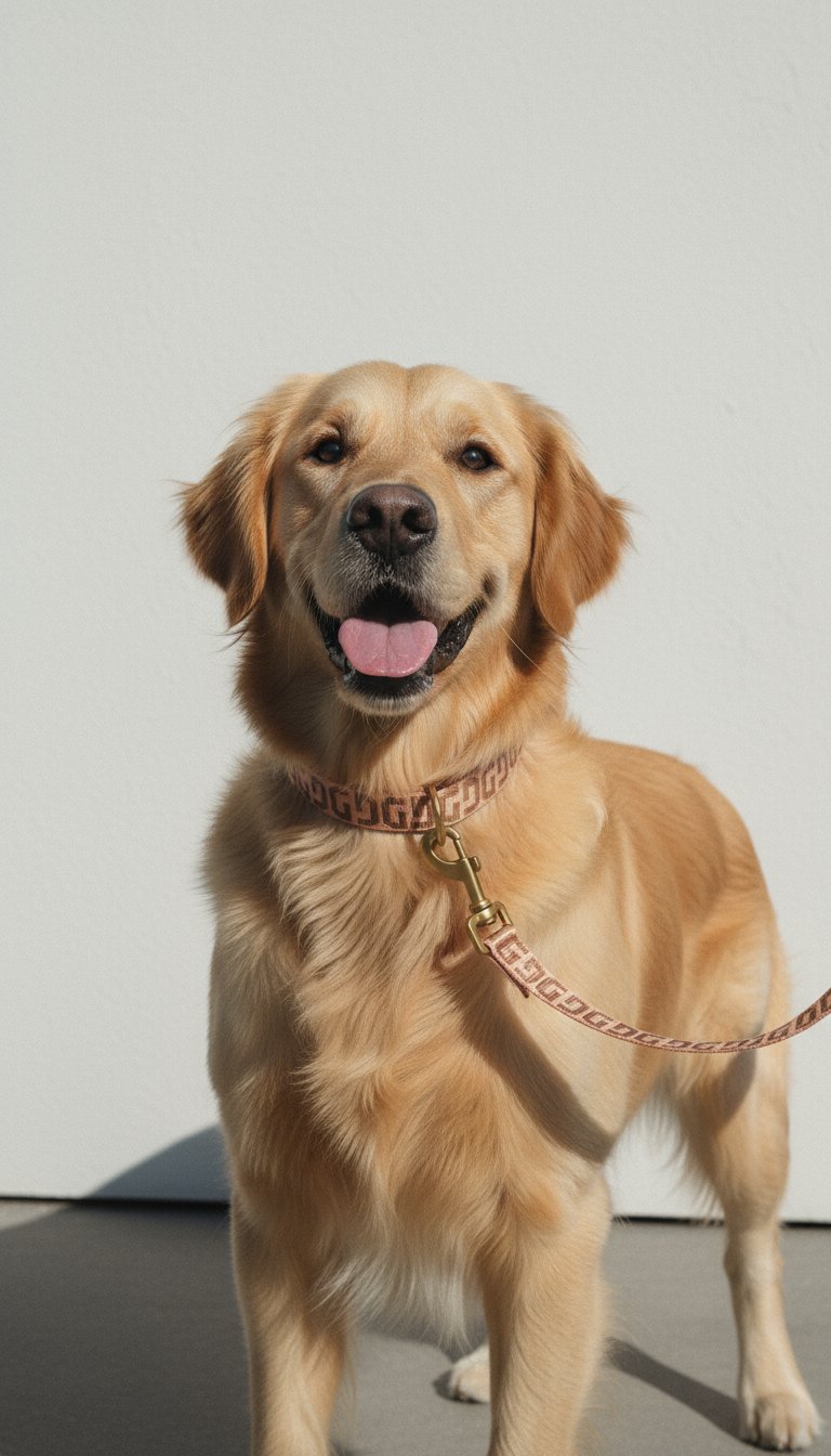 AI product shot of DG dog leash