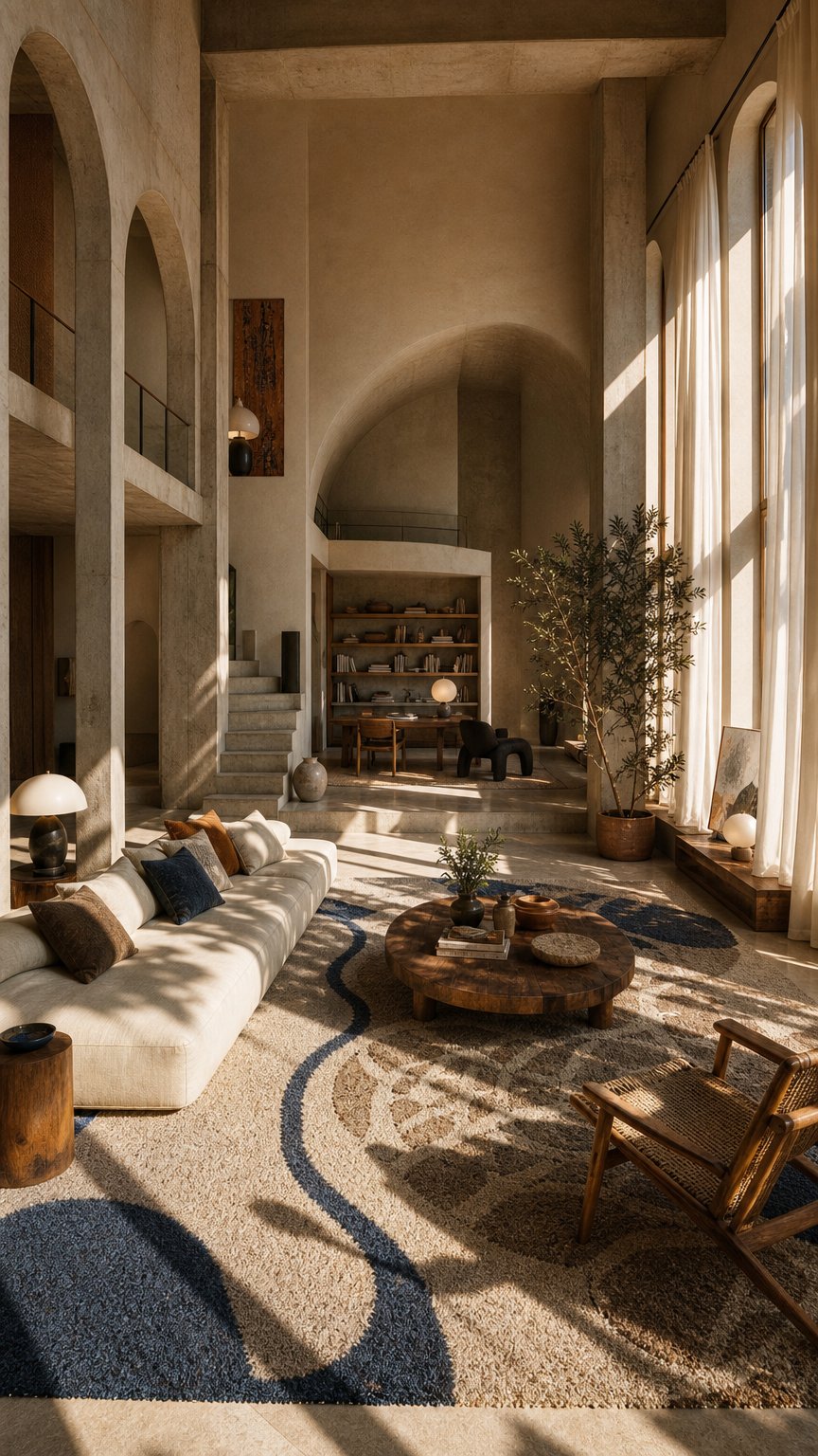 AI product shot of Hand-Tufted Carpets