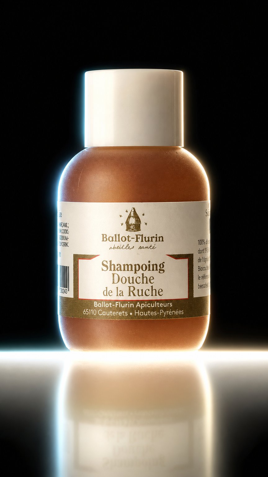 AI product shot of Hive Shower Shampoo
