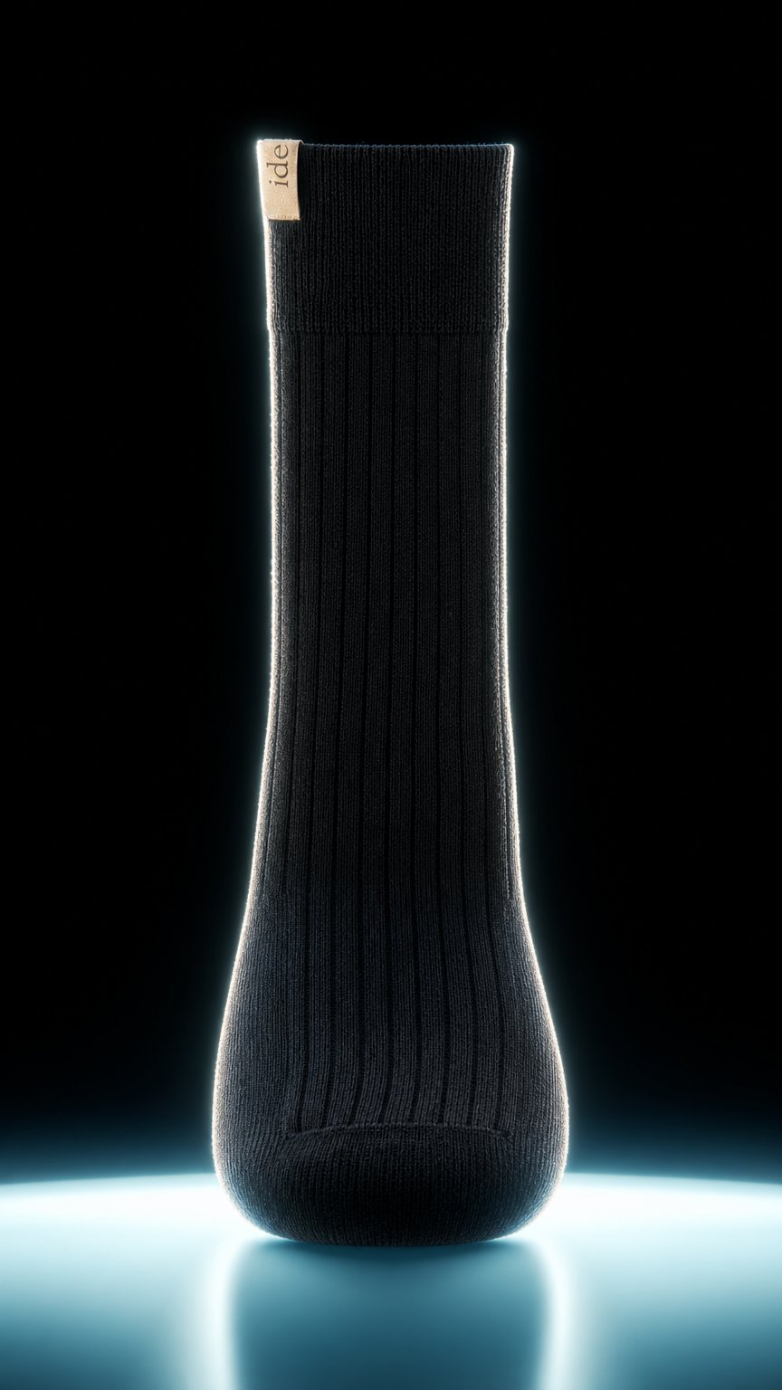 AI product shot of BIO Cotton high black