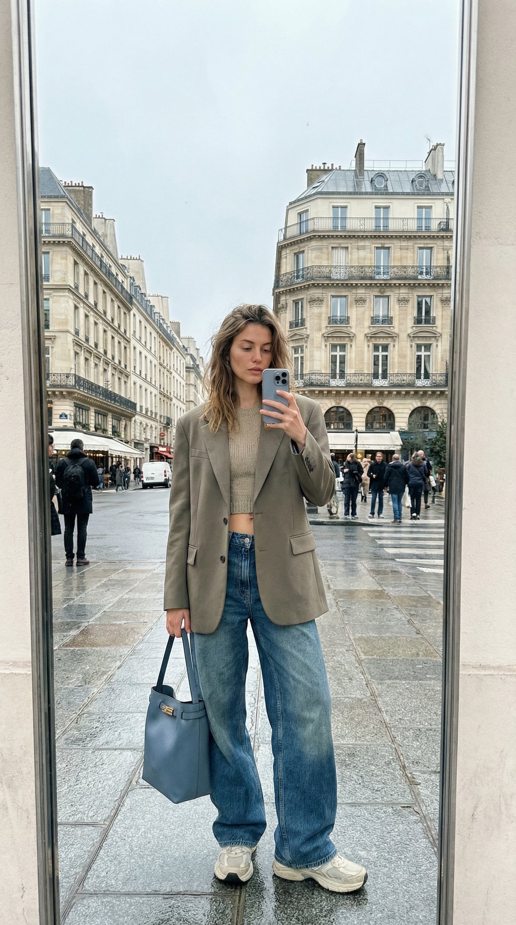 AI product shot of Sac porté épaule Le Smart