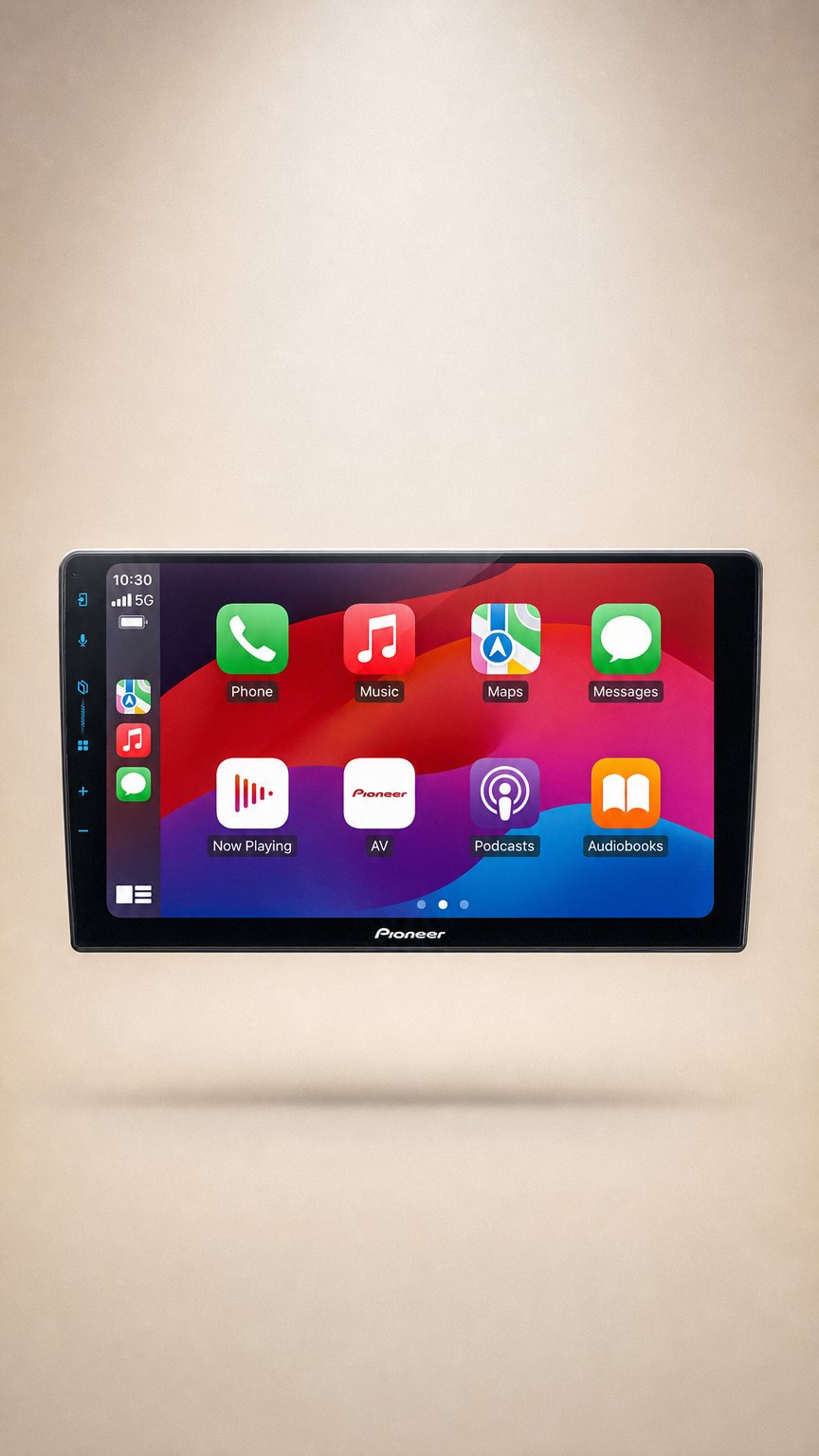 AI product shot of Pioneer DMH-AP6650BT כולל פאנל מתנה | מחיר סופי לרכב